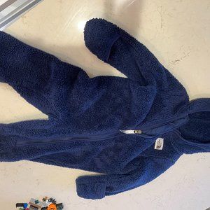 North Face fleece snowsuit